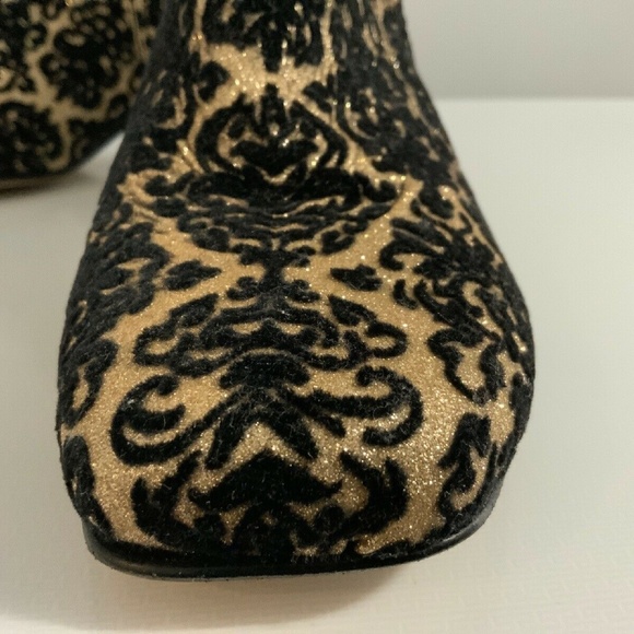 D+ Italy Designer Glitter Ankle Boot New Stylish - Picture 6 of 8